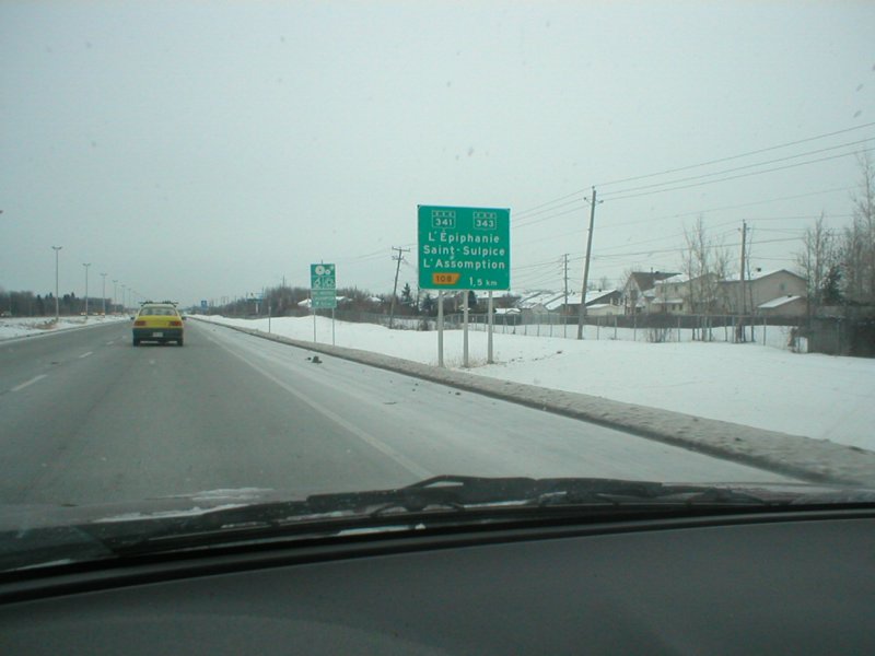 L'Epiphanir L'Assomption Lanaudiere autoroute