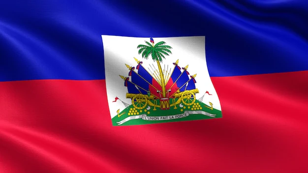Drapeau Haiti monde voyage
